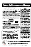 Tract Enjeux de l'assurance chÃ´mage : Mercredi (...)