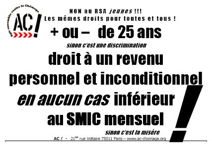 Rappel : le RSA c'est pas la joie !